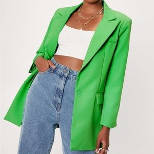green blazer